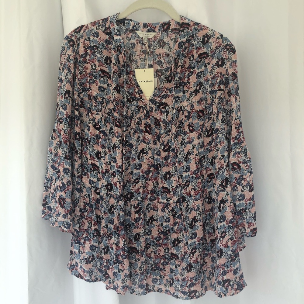 Lucky Brand Peasant Top NWT